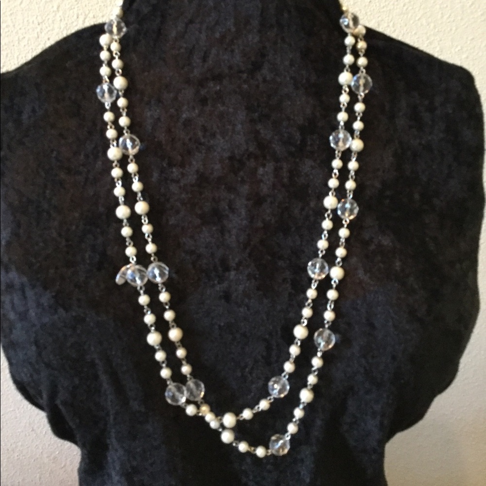 JewelKade Cream Pearls with Crystal bead